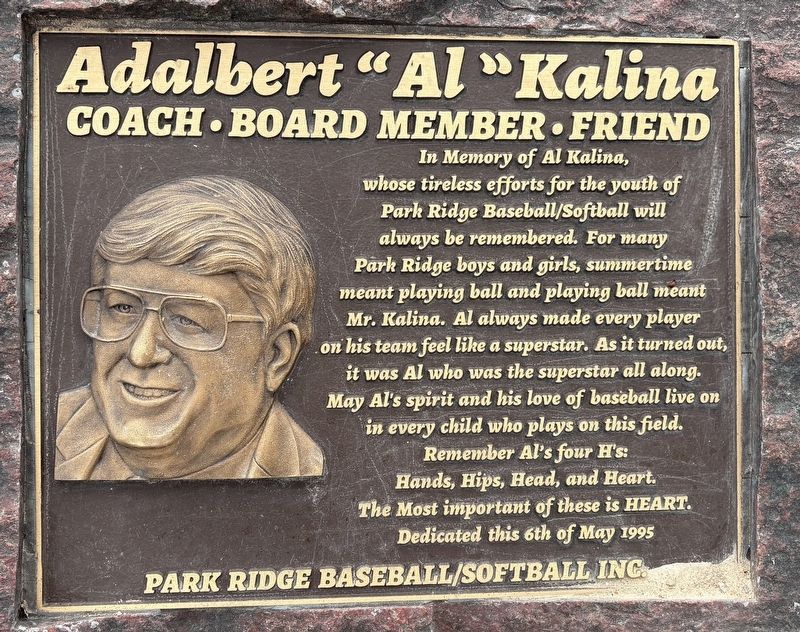 Adalbert "Al" Kalina Marker image. Click for full size.