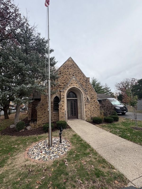 Town of Maine Cemetery Gatehouse. Click for full size. Town of Maine Cemetery Gatehouse image. Click for full size.