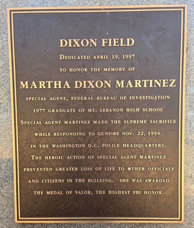 Dixon Field Marker image. Click for full size.