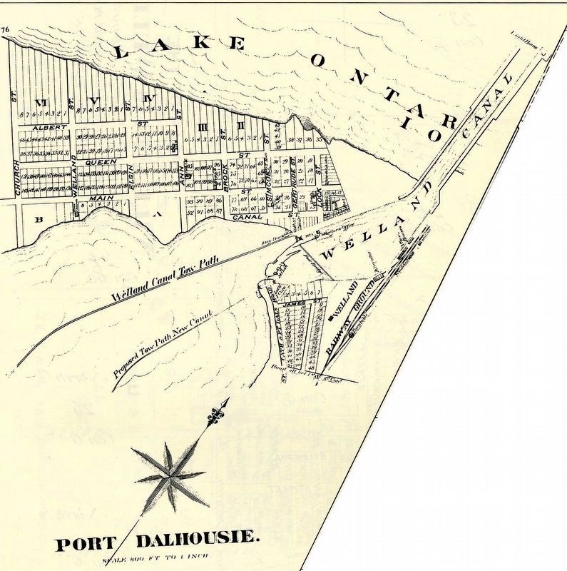 Port Dalhousie. 1876. Click for full size. Port Dalhousie. 1876 image. Click for full size.