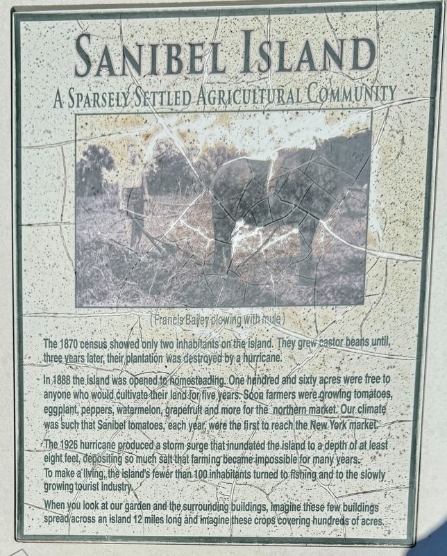 Sanibel Island Marker image. Click for full size.