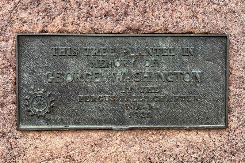 George Washington Memorial Tree Marker image. Click for full size.