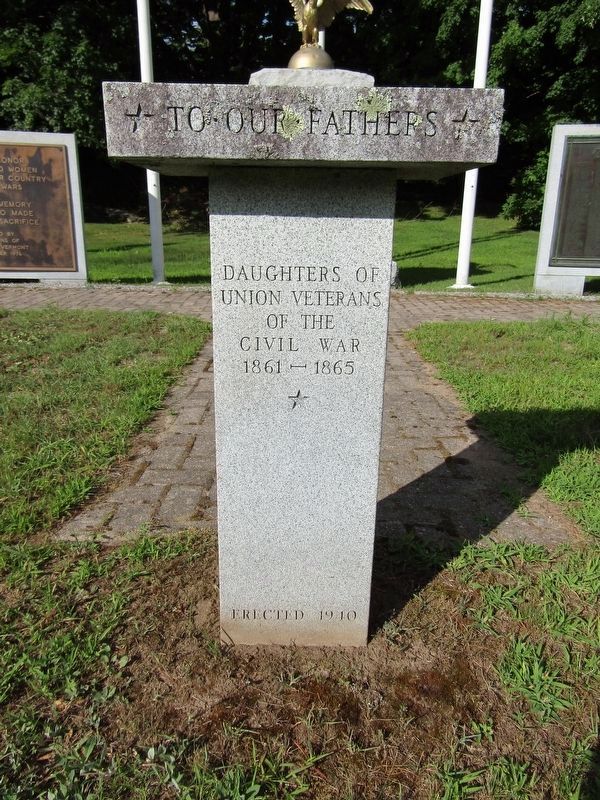 Springfield Civil War Veterans Memorial Marker. Click for full size. Springfield Civil War Veterans Memorial Marker image. Click for full size.