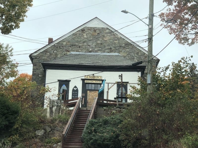 The Stone Church Music Club Marker. Click for full size. The Stone Church Music Club Marker image. Click for full size.