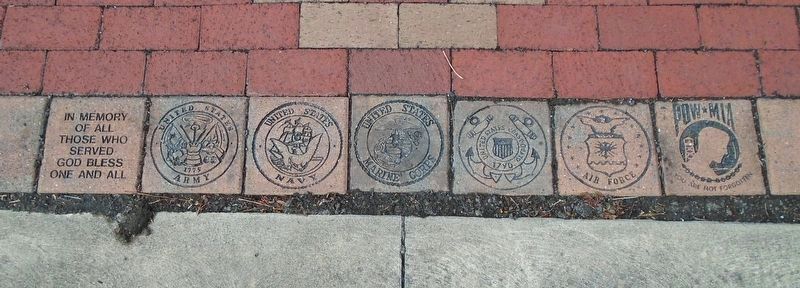 Veterans Memorial Armed Forces Emblem Pavers. Click for full size. Veterans Memorial Armed Forces Emblem Pavers image. Click for full size.