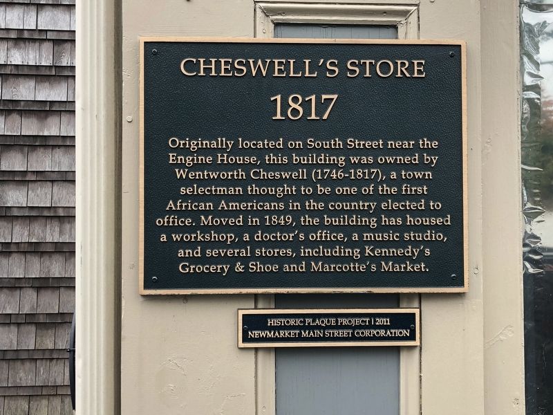 Cheswell's Store Marker image. Click for full size.