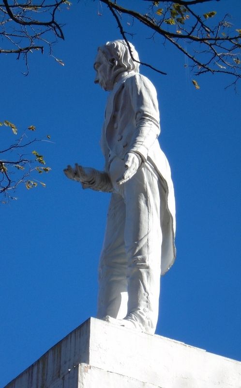 Statue atop the Henry Clay Monument image. Click for full size.
