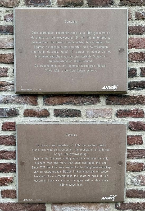 Damsluis Marker image. Click for full size.