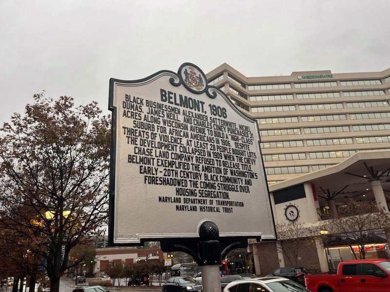 Belmont, 1906 Marker. Click for full size. Belmont, 1906 Marker image. Click for full size.