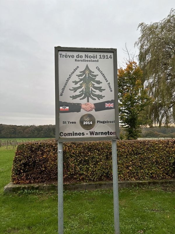 Christmas Truce 1914 Marker image. Click for full size.