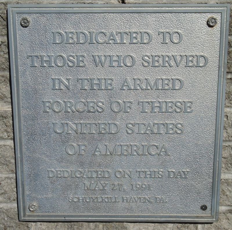 War and Veterans Memorial Marker image. Click for full size.