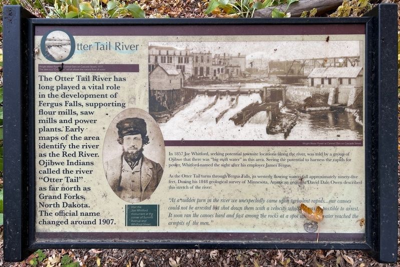 Otter Tail River Marker image. Click for full size.