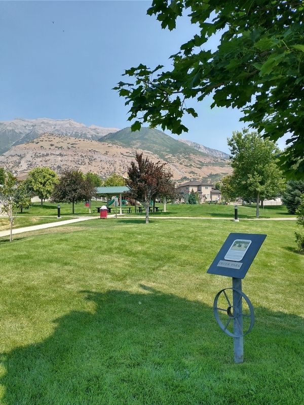 Fryer Park Marker. Click for full size. Fryer Park Marker image. Click for full size.