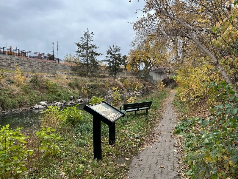 The Great Fergus Falls Cyclone Marker image. Click for full size.
