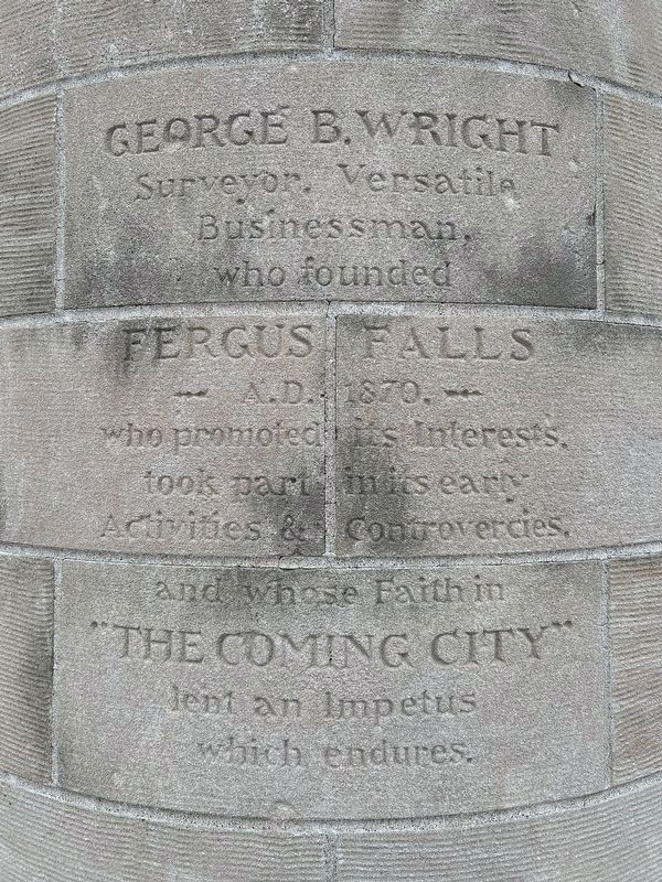 George B. Wright Marker image. Click for full size.