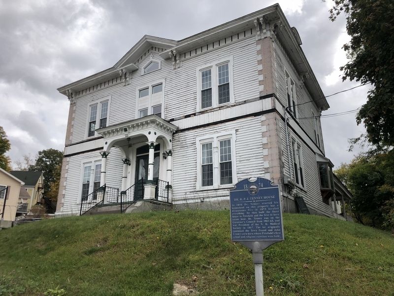 Dr. R.P.J. Tenney House Marker image. Click for full size.