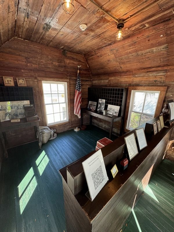 Sanibel Post Office Interior image. Click for full size.
