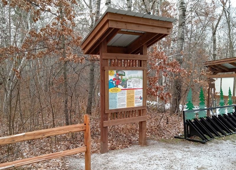Now there's a Bright idea! Marker in Paul M. Thiede Fire Tower Park image. Click for full size.