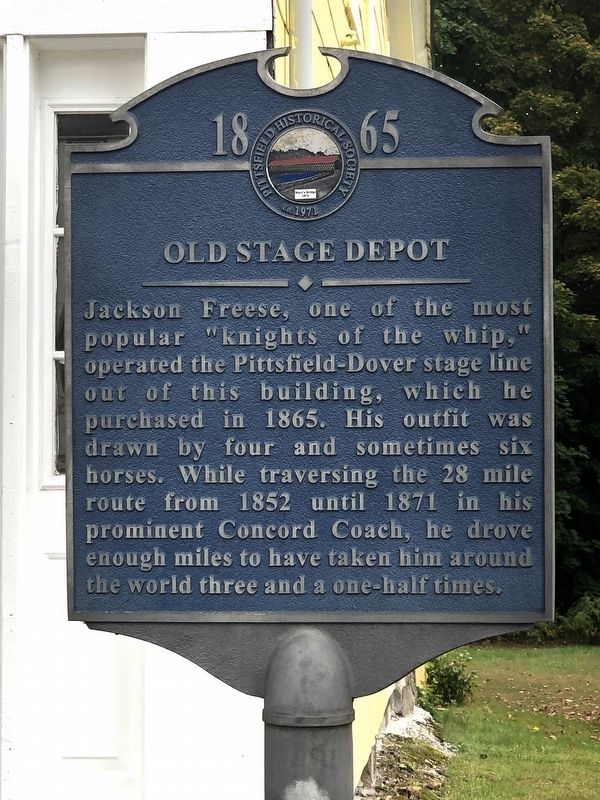 Old Stage Depot Marker. Click for full size. Old Stage Depot Marker image. Click for full size.