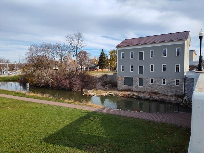 Reservoir Mill, St. Marys Marker. Click for full size. Reservoir Mill, St. Marys Marker image. Click for full size.