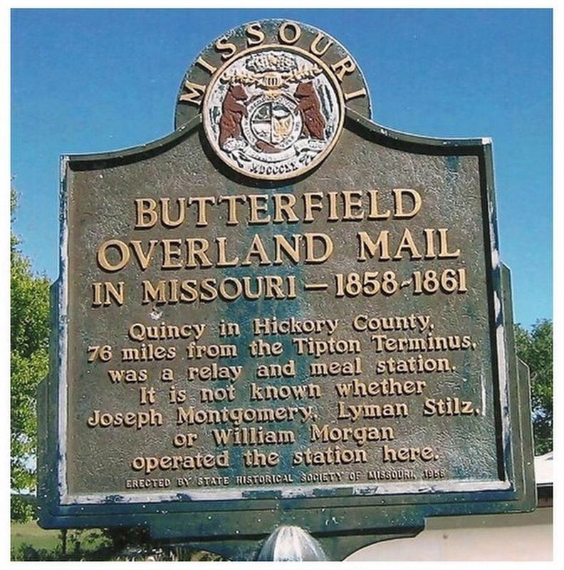 Quincy Relay and Meal Station Marker. Click for full size. Quincy Relay and Meal Station Marker image. Click for full size.