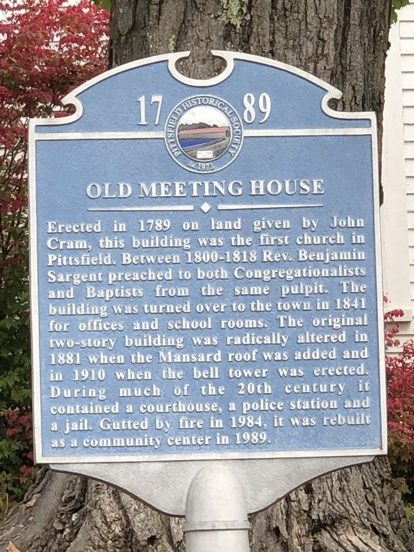 Old Meeting House Marker image. Click for full size.