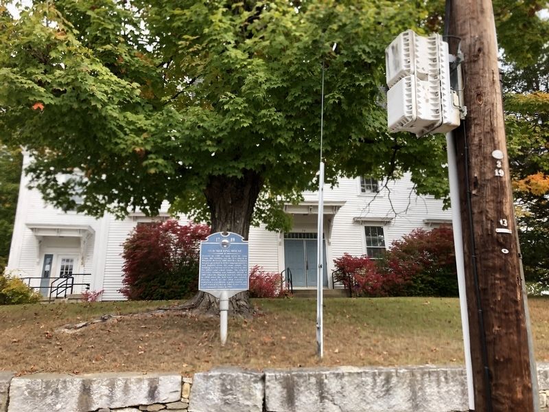 Old Meeting House Marker image. Click for full size.