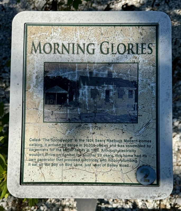 Morning Glories Marker image. Click for full size.
