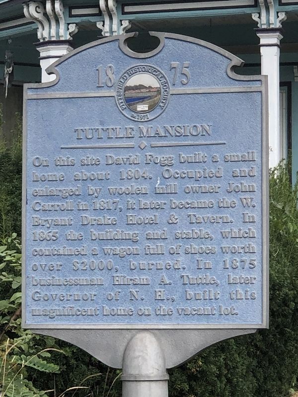Tuttle Mansion Marker image. Click for full size.