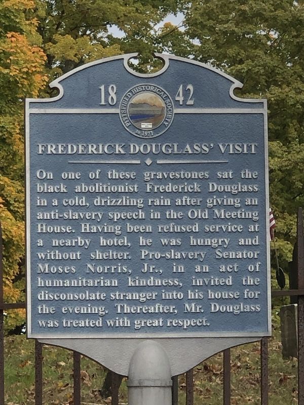 Frederick Douglass' Visit Marker image. Click for full size.