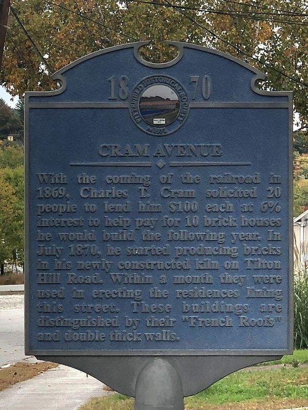 Cram Avenue Marker image. Click for full size.