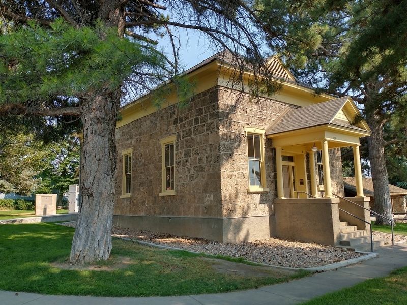 Pleasant Grove Town Hall - Built with "Soft Rock". image. Click for full size.