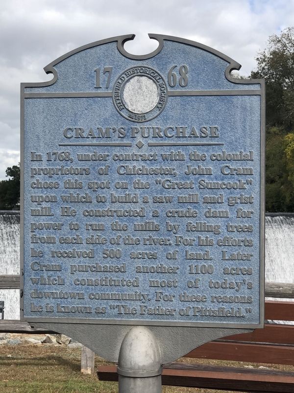 Cram's Purchase Marker. Click for full size. Cram's Purchase Marker image. Click for full size.