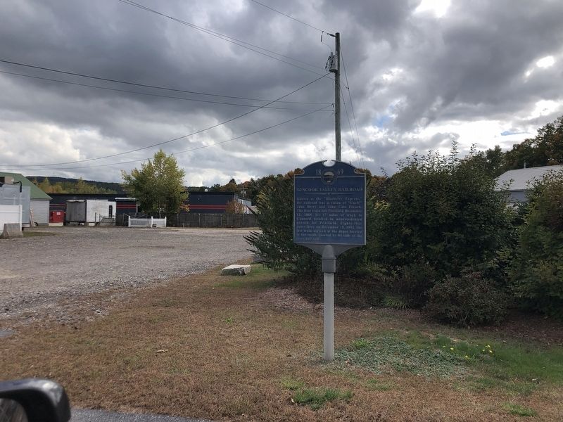 Suncook Valley Railroad Marker image. Click for full size.