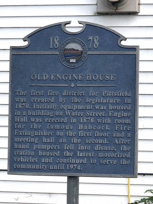 Old Engine House Marker image. Click for full size.
