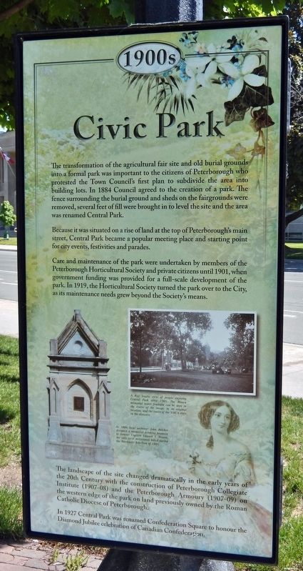 Civic Park Marker image. Click for full size.