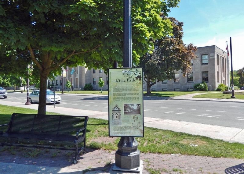 Civic Park Marker image. Click for full size.