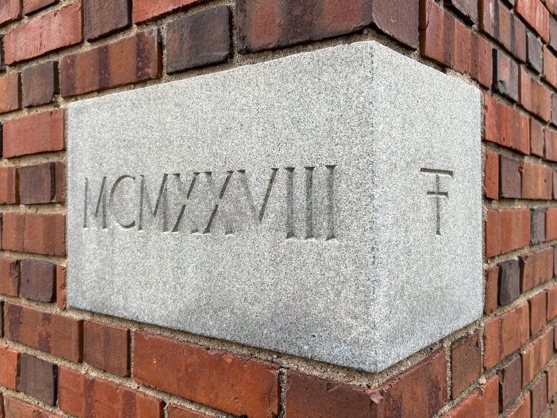 Fergus Falls City Hall Cornerstone image. Click for full size.