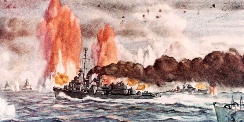 The Battle off Samar: The Sacrifice of Taffy 3, 25 October 1944. Click for more information. The Battle off Samar: The Sacrifice of Taffy 3, 25 October 1944 image. Click for more information.