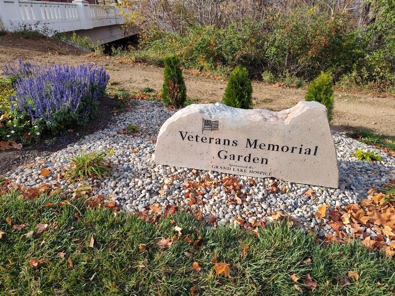 Veterans Memorial Garden Marker. Click for full size. Veterans Memorial Garden Marker image. Click for full size.