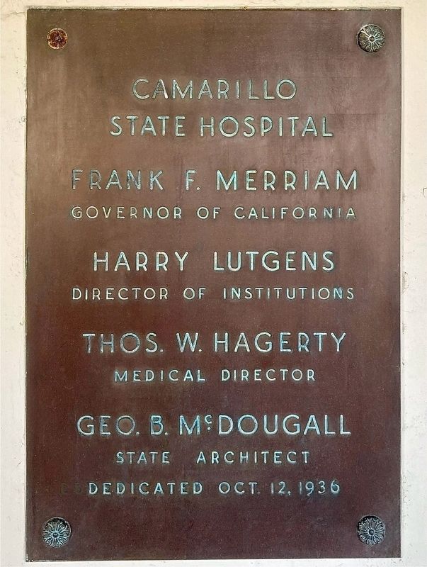 Dedication Plaque image. Click for full size.
