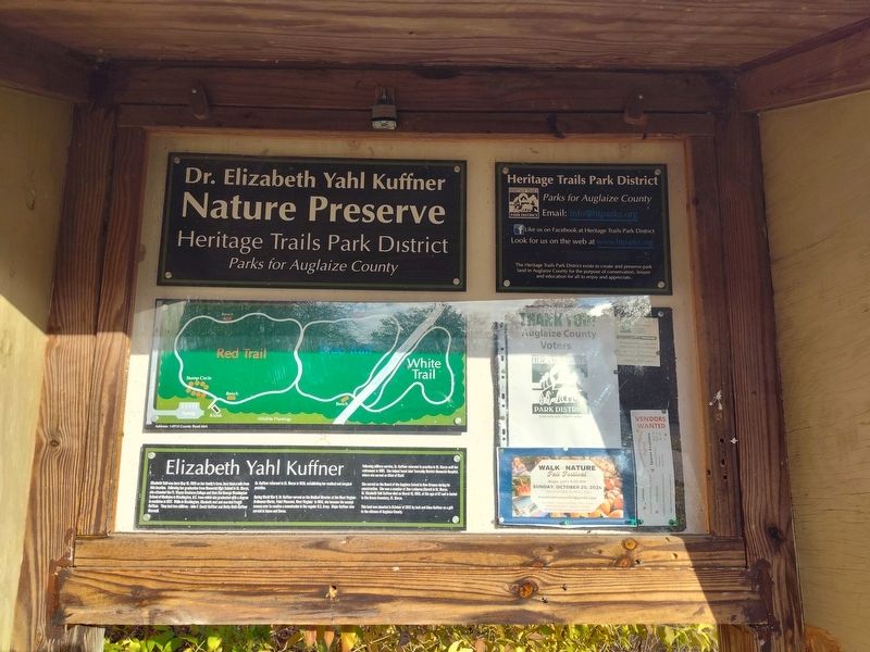 Elizabeth Yahl Kuffner Marker. Click for full size. Elizabeth Yahl Kuffner Marker image. Click for full size.