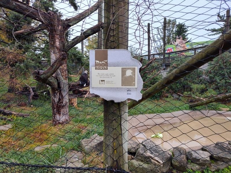 Eagle Nesting Habits Marker. Click for full size. Eagle Nesting Habits Marker image. Click for full size.