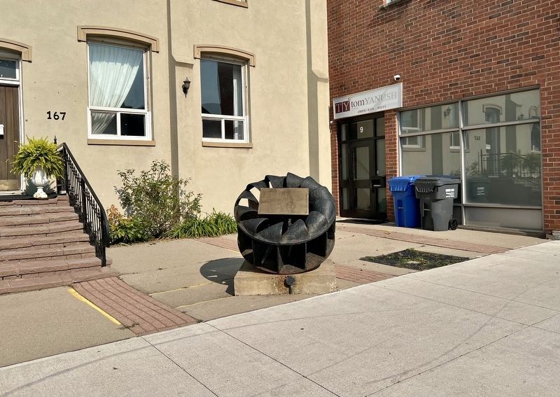 Streetsville Public Utilities Commission Water Wheel Marker image. Click for full size.