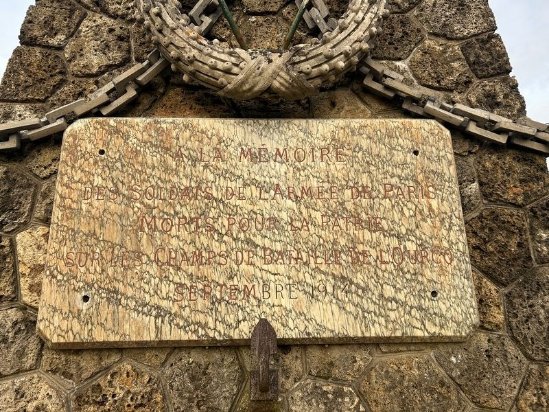 La Memoire / Memorial Marker, Side One image. Click for full size.