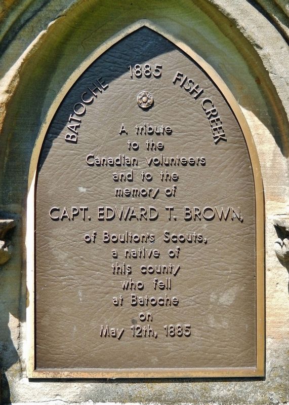 Capt. Edward T. Brown Marker image. Click for full size.