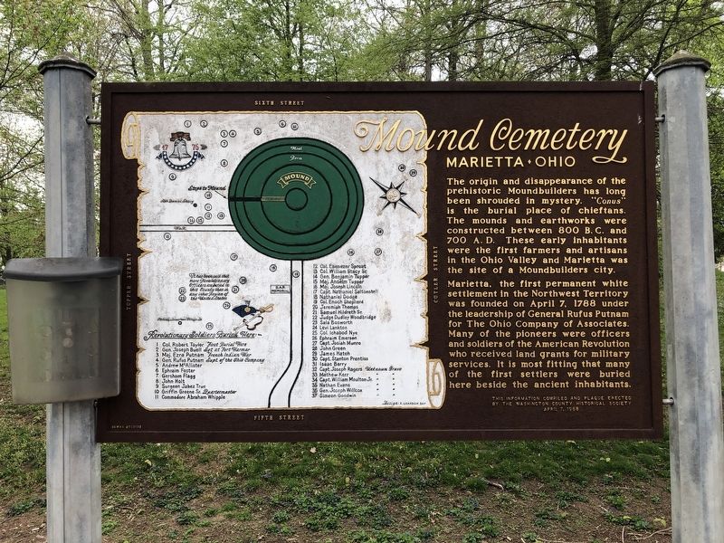 Mound Cemetery Marker image. Click for full size.