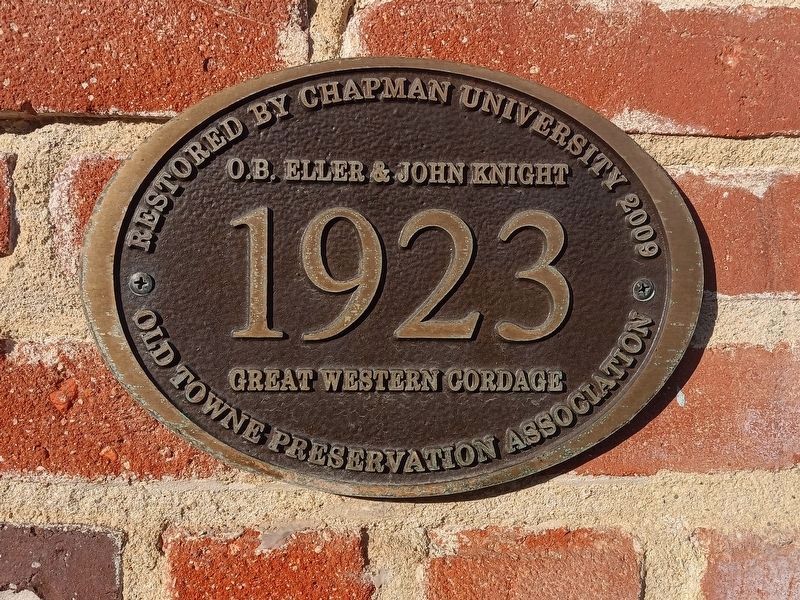 Great Western Cordage Marker image. Click for full size.