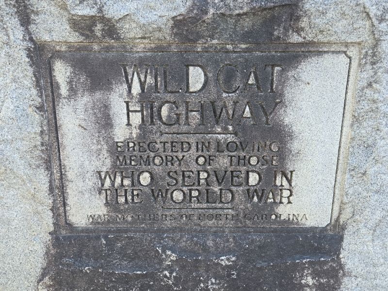 Wildcat Highway Marker image. Click for full size.