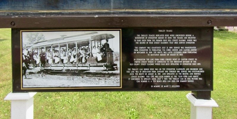 Trolley Tracks Marker. Click for full size. Trolley Tracks Marker image. Click for full size.